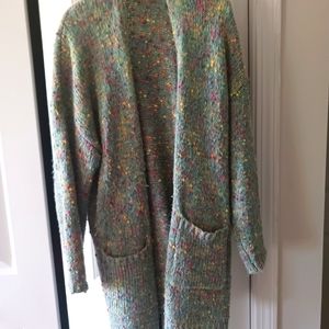 Colorful Sweater Coat